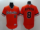 Baltimore Orioles #8 Cal Ripken Mitchell And Ness Throwback Orange 2016 Flexbase Collection Stitched Baseball Jersey,baseball caps,new era cap wholesale,wholesale hats